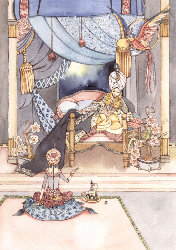 arabian nights, shahrazad, maria cristina lo cascio