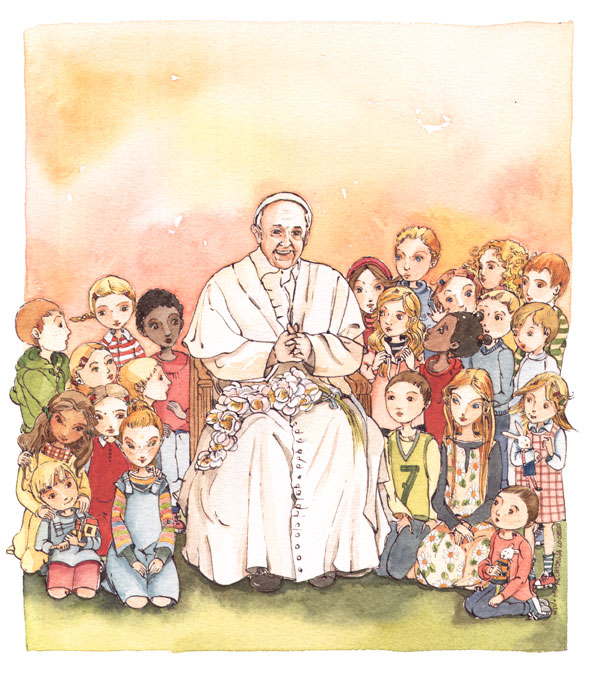 Lesson from Pope Francis for Children, cover, Maria Cristina Lo Cascio
