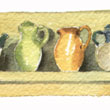 pottery, illustration for magazines, advertising agencies, etc